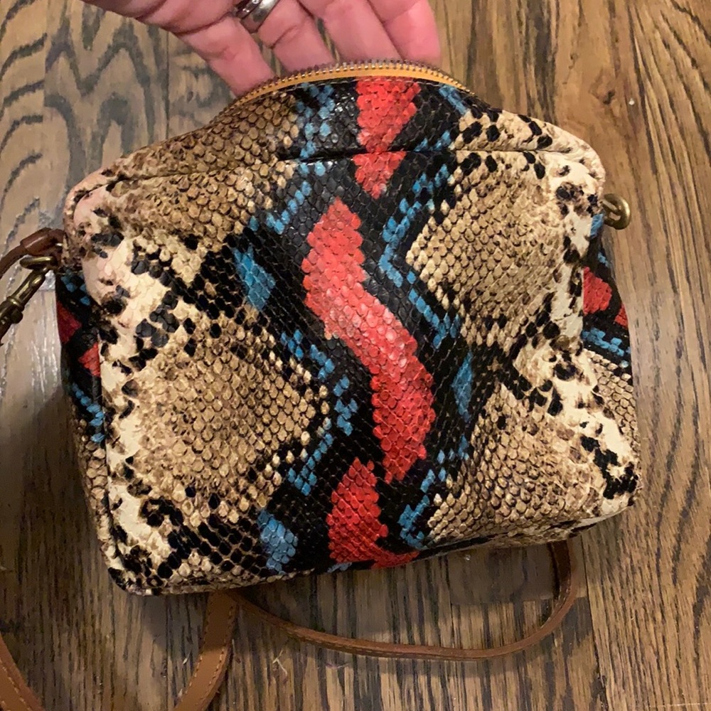Amazing Clare V summer bag. Leather/multicolored